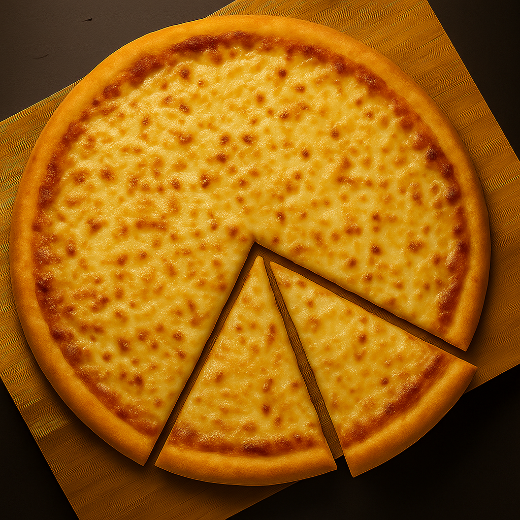 Double Hawaiian pizza at Pizza 106 Edmonton